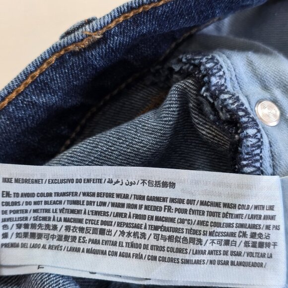 Abercrombie & Fitch Jeans Men 31 x 30 Blue Rustin Athletic Slim Cotton Stretch - Picture 12 of 16